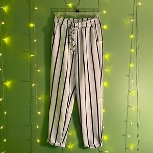 Black & White Stripped Pants